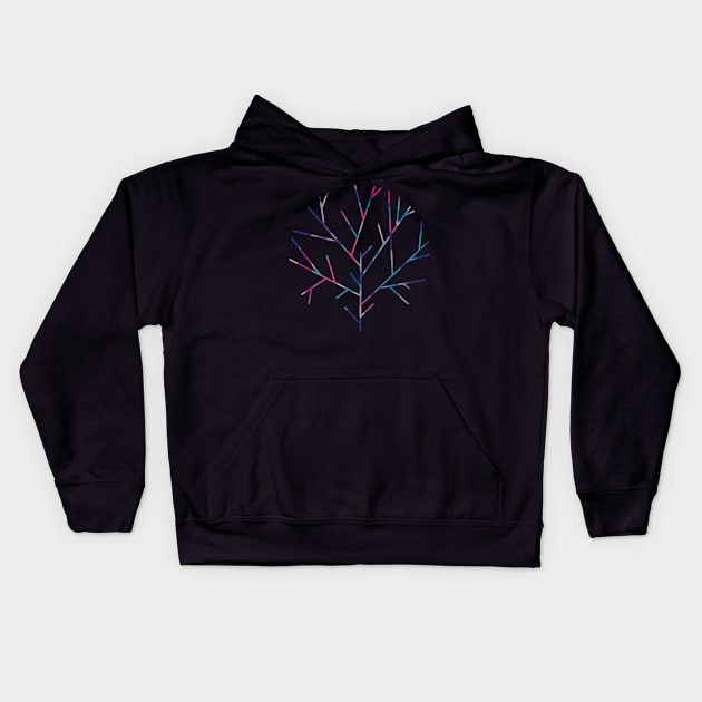 Color Tree / Nature Kids Hoodie by nathalieaynie